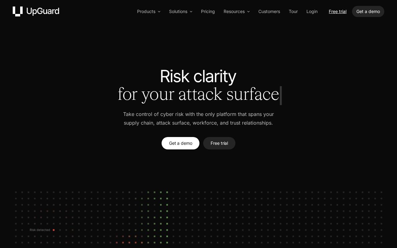 Screenshot of upguard.com