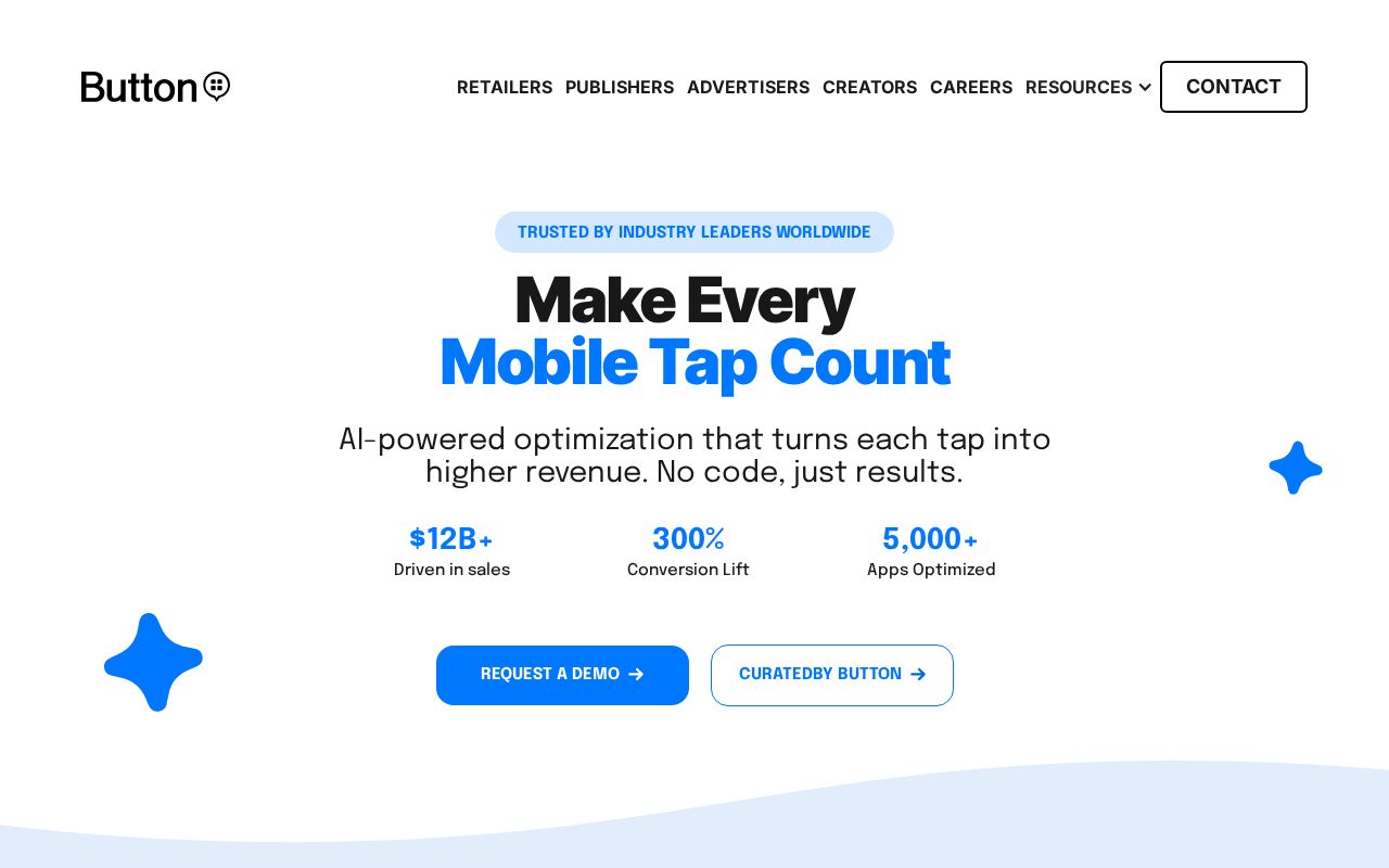 Screenshot of usebutton.com