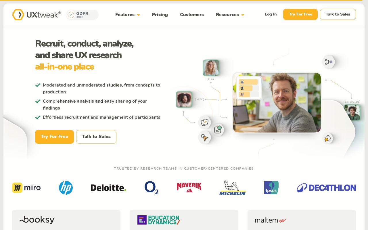 Screenshot of uxtweak.com