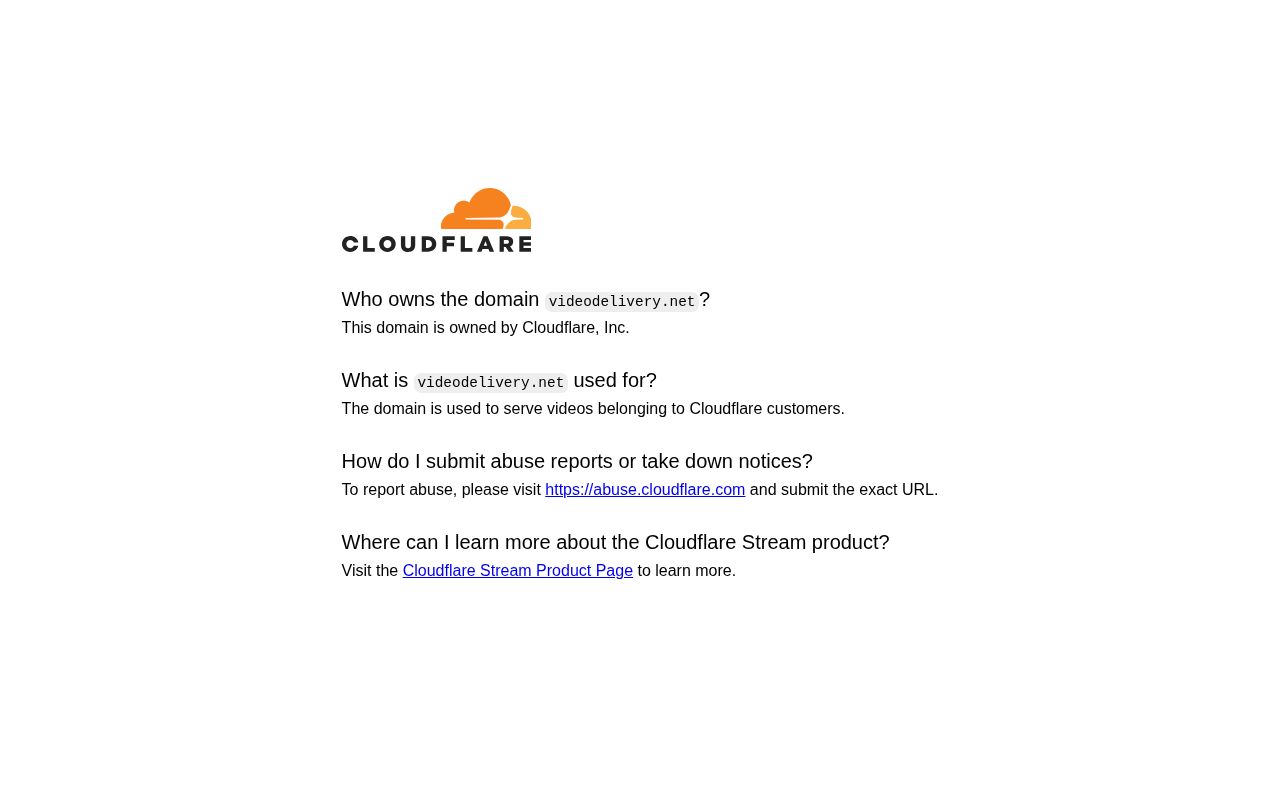 Screenshot of videodelivery.net