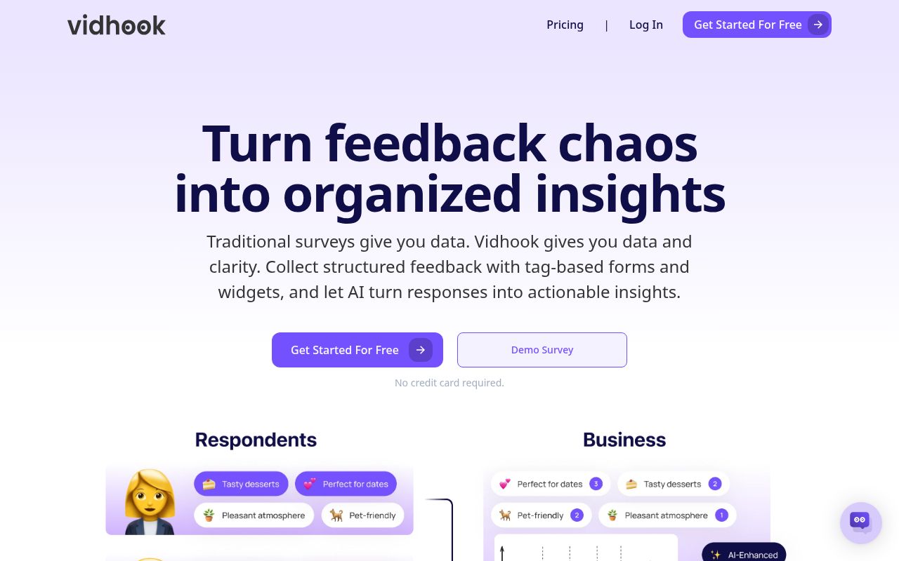 Screenshot of vidhook.io