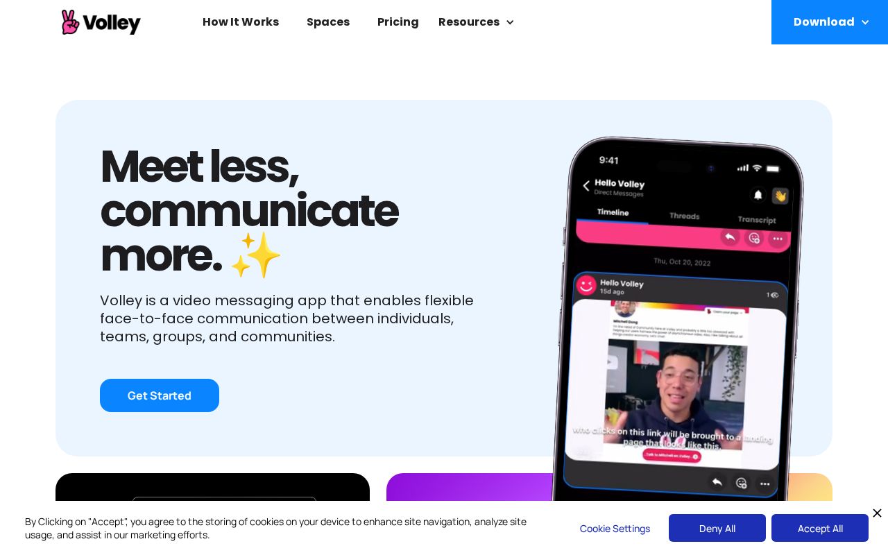 Screenshot of volleyapp.com