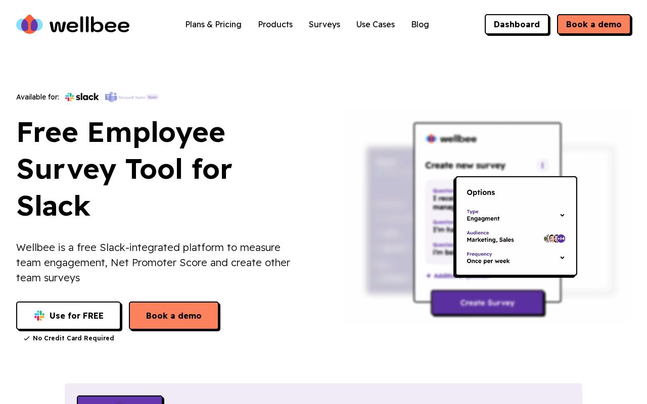 Screenshot of wellb.ee