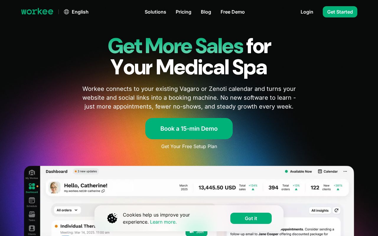 Screenshot of workee.net