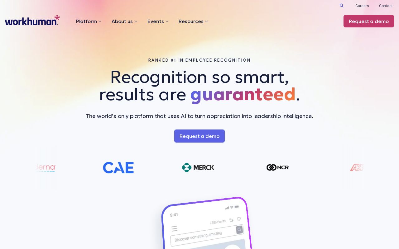 Screenshot of workhuman.com
