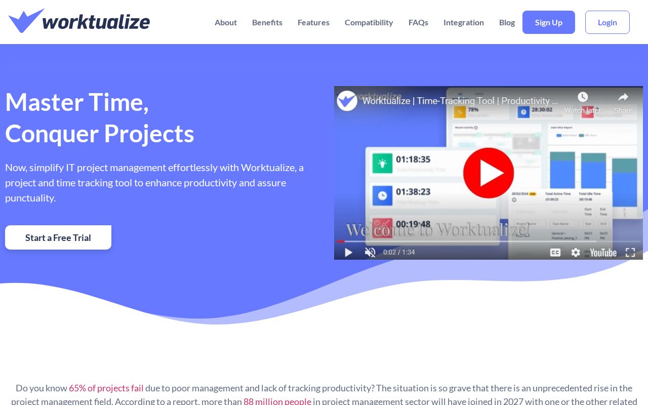 Screenshot of worktualize.com