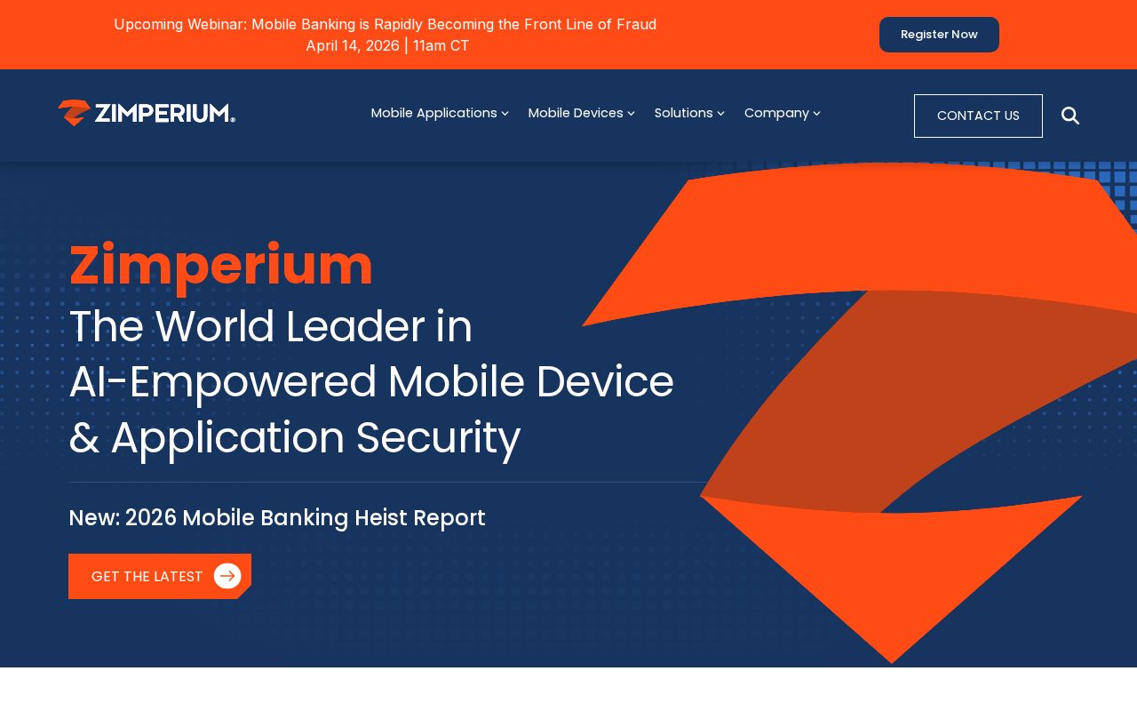 Screenshot of zimperium.com